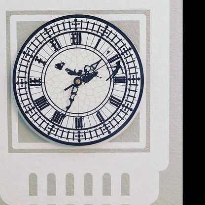 Peter Pan Big Ben Wall Clock
