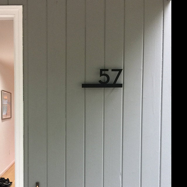 Underline House Numbers - LED Signs with Name / Address