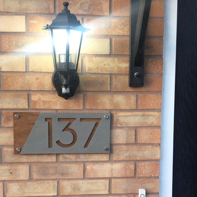 Concrete Address Plaque - Signs
