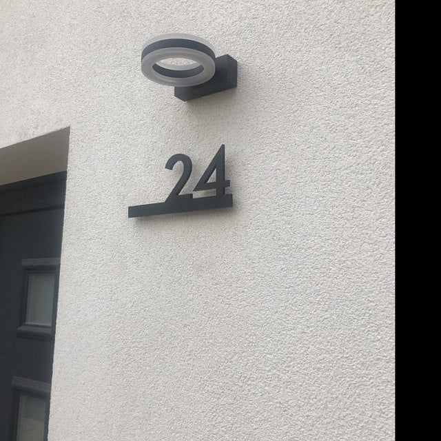Underline House Numbers - LED Signs with Name / Address