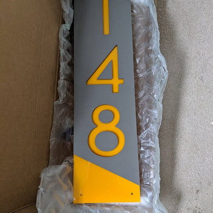 Concrete Address Plaque - Signs