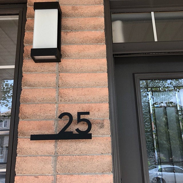 Underline House Numbers - LED Signs with Name / Address