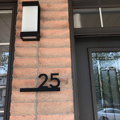 Underline House Numbers - LED Signs with Name / Address