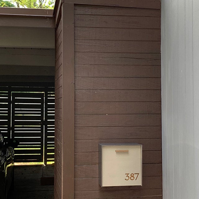 Type 1 - Wall Mounted Mailbox with Custom Door Styles & Body Colors