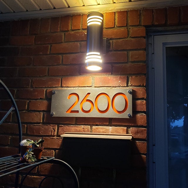 Concrete Address Plaque - Signs