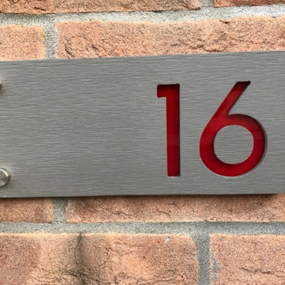 Concrete Address Plaque - Signs