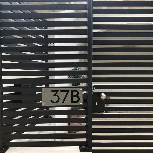 Concrete Address Plaque - Signs