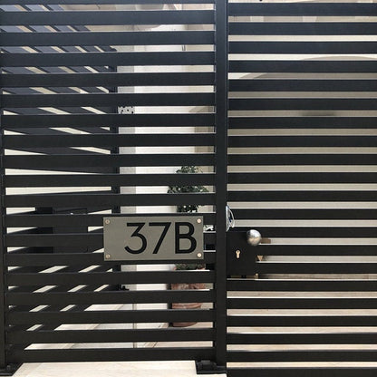 Concrete Address Plaque - Signs