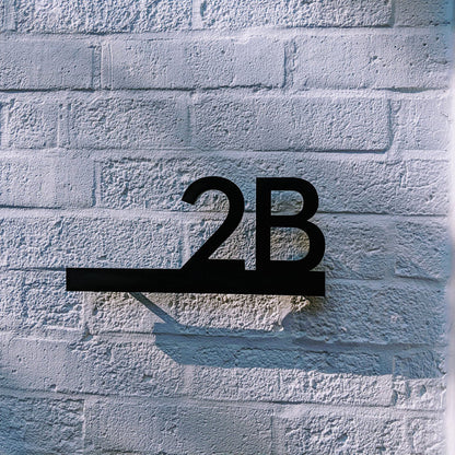 Underline House Numbers - LED Signs with Name / Address