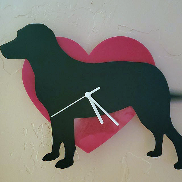 Cockapoo Wagging Tail Wall Clock
