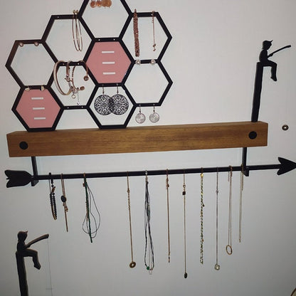 Bohemian Jewelry Display - Wall Hanging