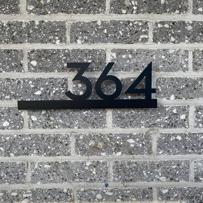 Underline House Numbers - LED Signs with Name / Address