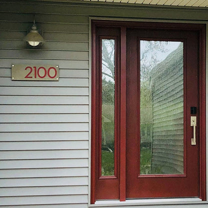 Concrete Address Plaque - Signs