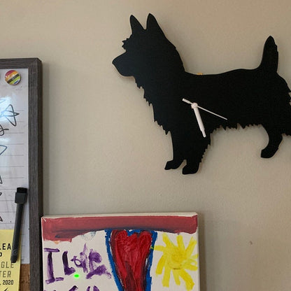 Dog Breed Silhouette Wall Clocks