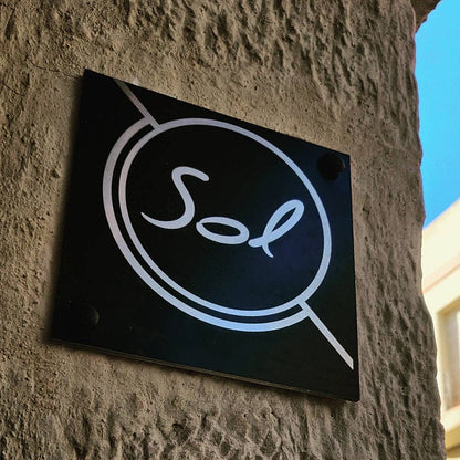 Aluminum (ACP) Engraved Address Plaque