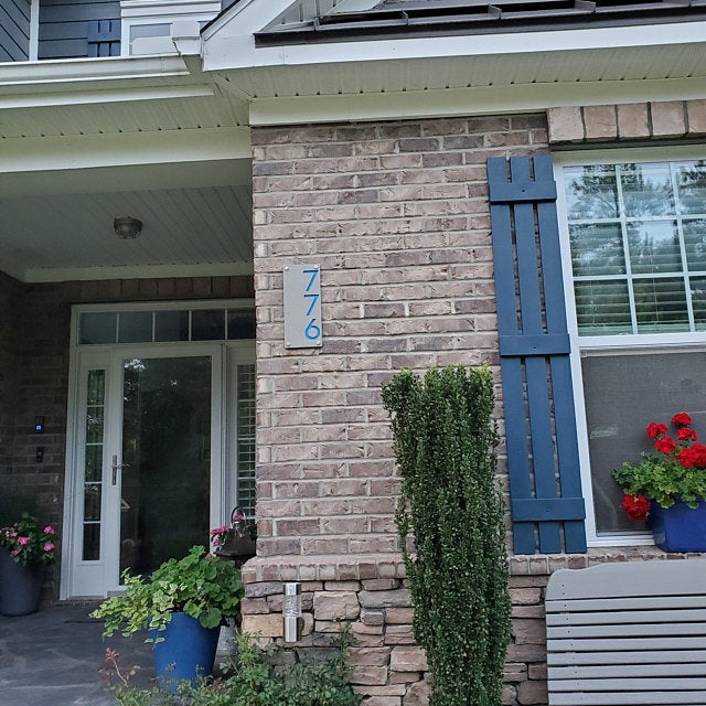 Concrete Address Plaque - Signs