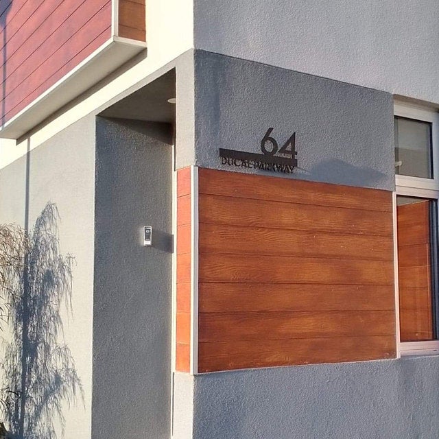Underline House Numbers - LED Signs with Name / Address