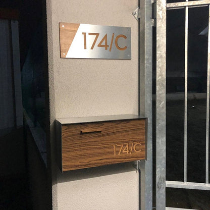 Modern Wall Mounted Mailbox Type 3