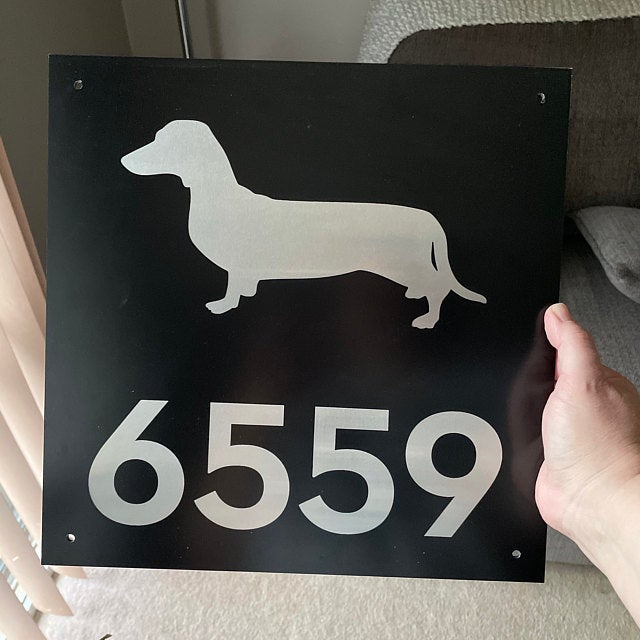 Aluminum (ACP) Engraved Address Plaque