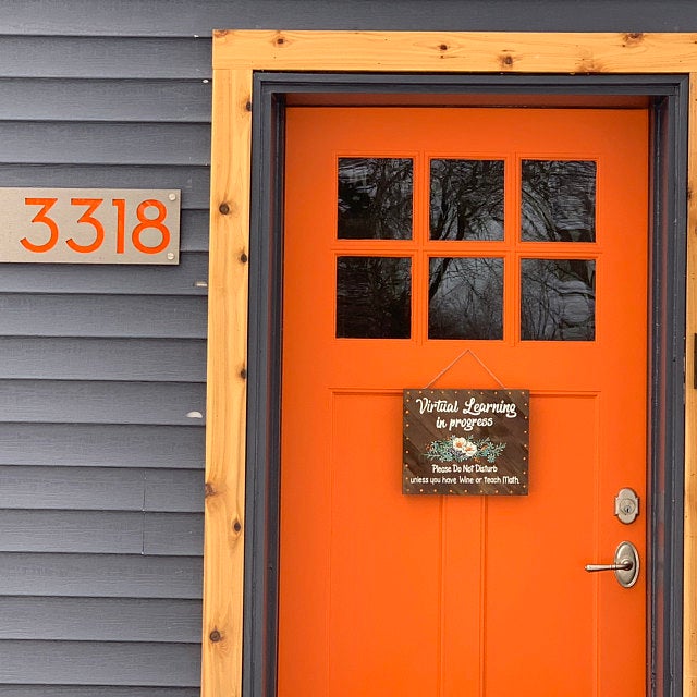 Concrete Address Plaque - Signs