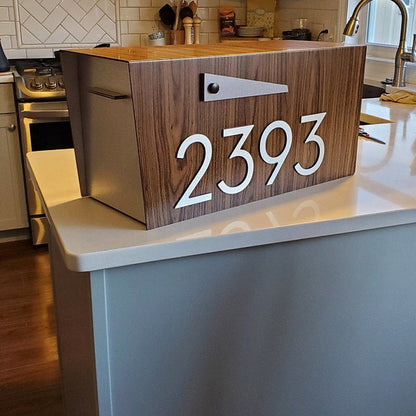 Modern Post Mounted Mailbox  - Contemporary Post Mounted Mailbox Type 4