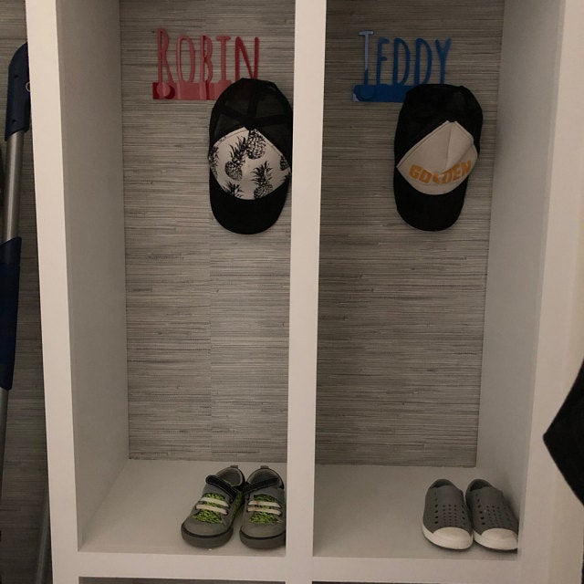 Wall Pegs and Racks - Custom Wall Hook Name