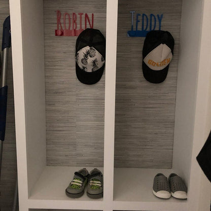 Wall Pegs and Racks - Custom Wall Hook Name