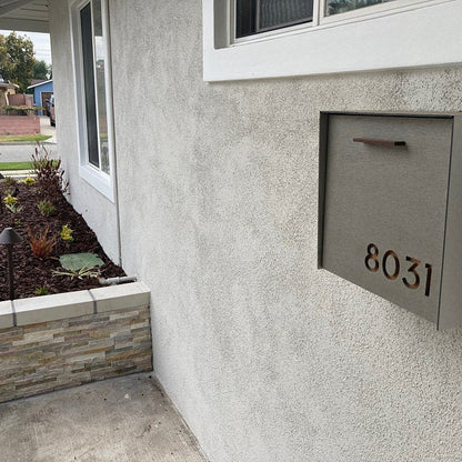 Type 1 - Wall Mounted Mailbox with Custom Door Styles & Body Colors