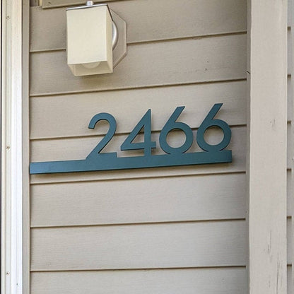 Underline House Numbers - LED Signs with Name / Address