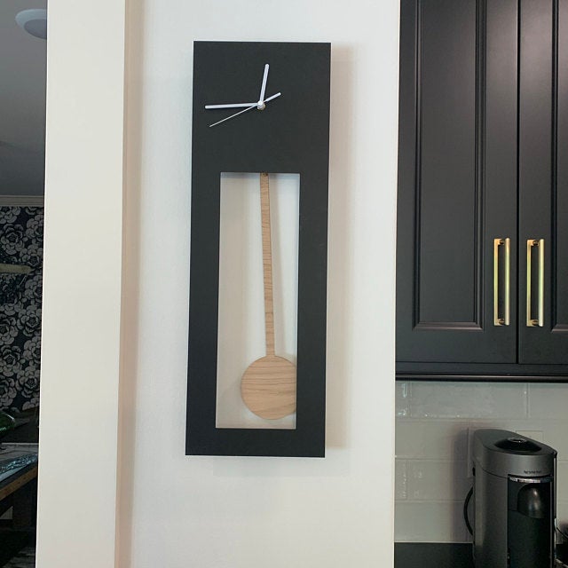 Bluntly Acrylic Grandfather Pendulum - Wall Clock / Table Clock