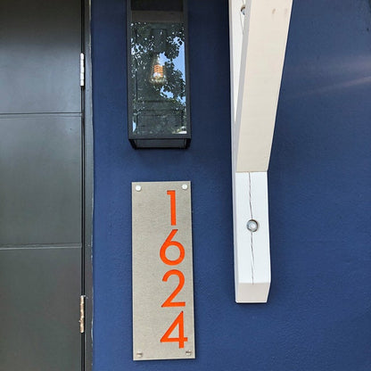 Concrete Address Plaque - Signs