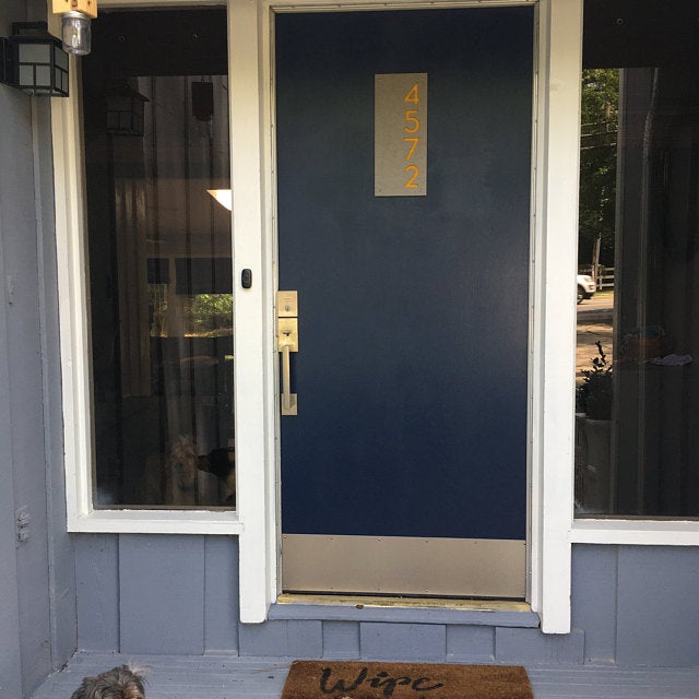 Concrete Address Plaque - Signs