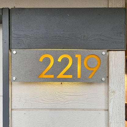 Concrete Address Plaque - Signs