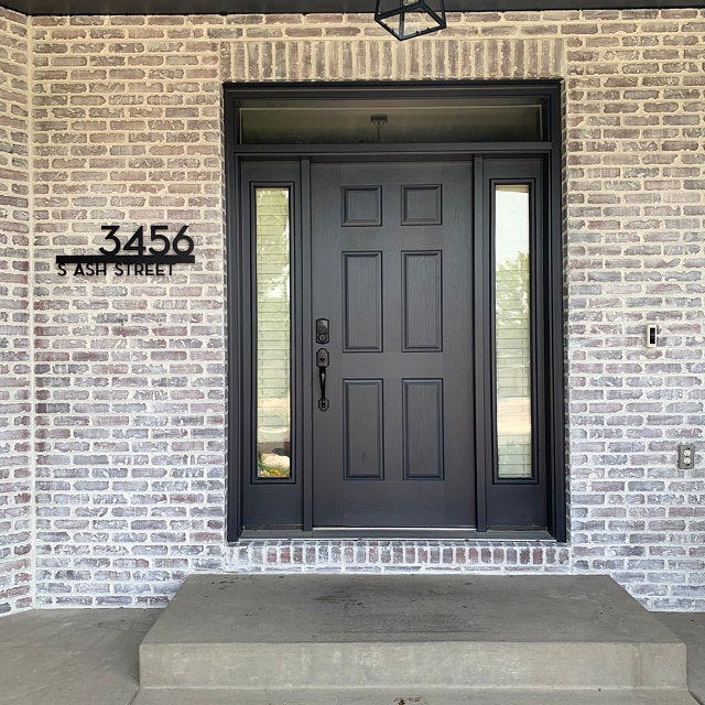 Underline House Numbers - LED Signs with Name / Address