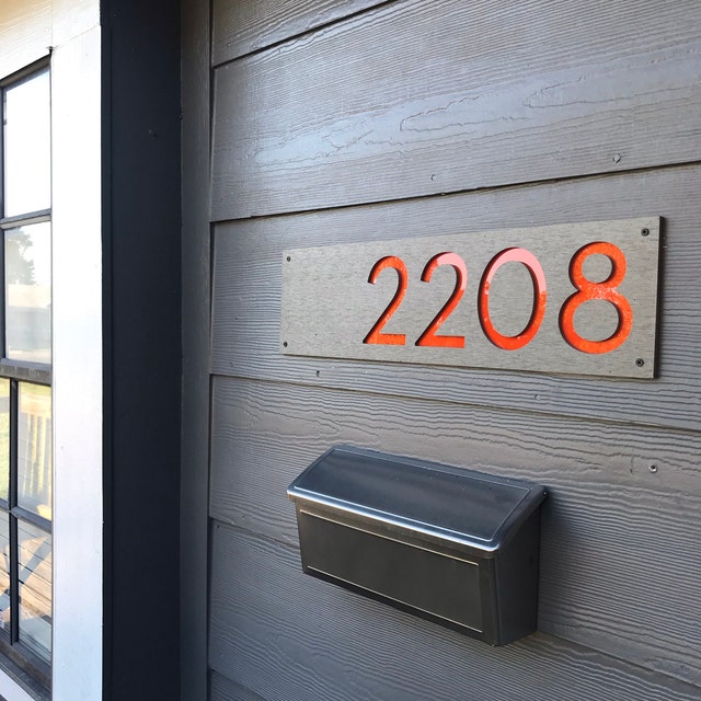 Concrete Address Plaque - Signs