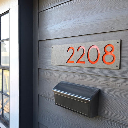 Concrete Address Plaque - Signs
