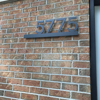 Underline House Numbers - LED Signs with Name / Address