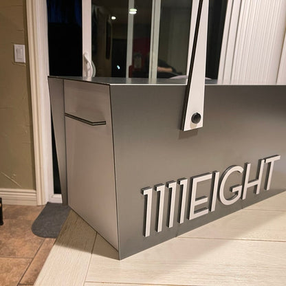 Modern Post Mounted Mailbox  - Contemporary Post Mounted Mailbox Type 4
