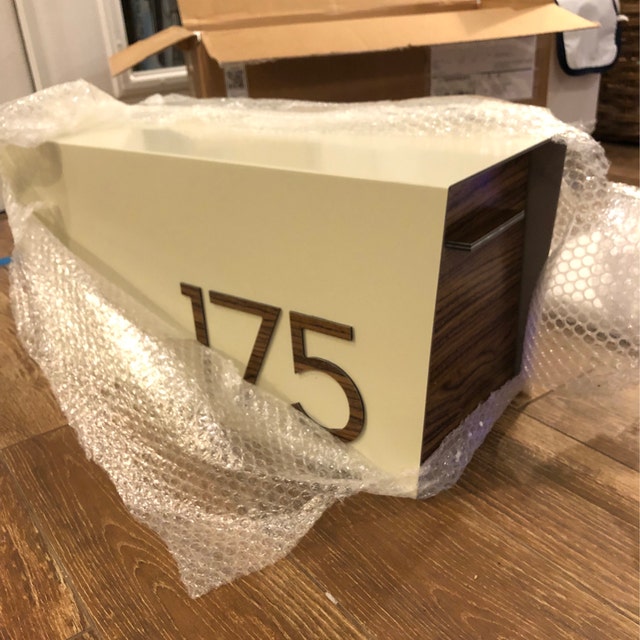 Modern Post Mounted Mailbox  - Contemporary Post Mounted Mailbox Type 4