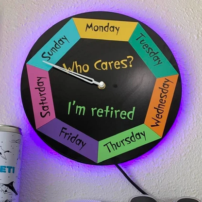 Day of The Week Clocks