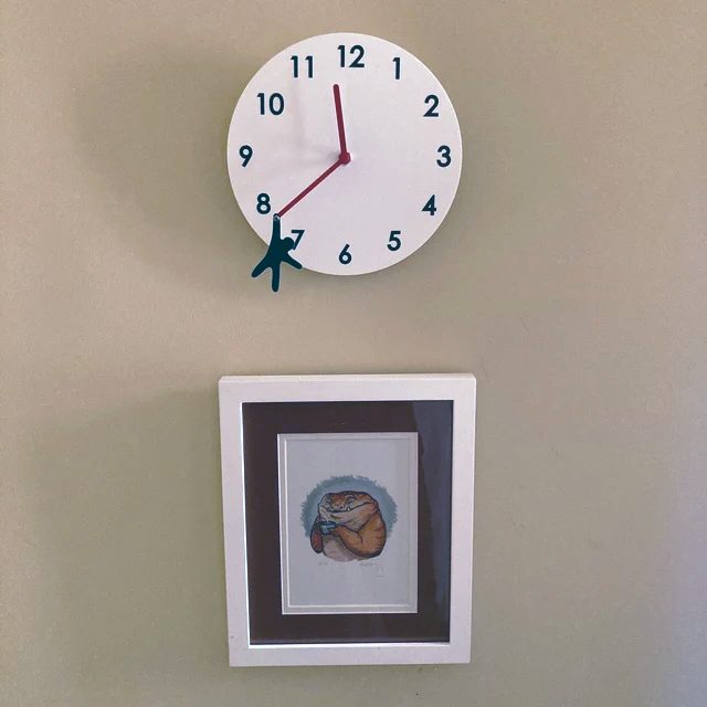 Hanging in Time Wall Clock
