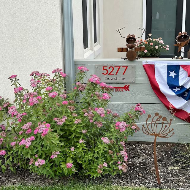 Concrete Address Plaque - Signs