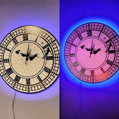 Peter Pan Big Ben Wall Clock