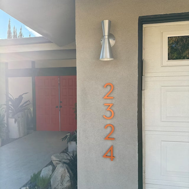 Modern House Numbers – Acrylic & Alucobond (ACP)