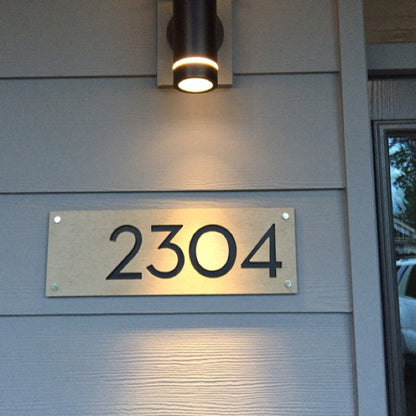 Concrete Address Plaque - Signs