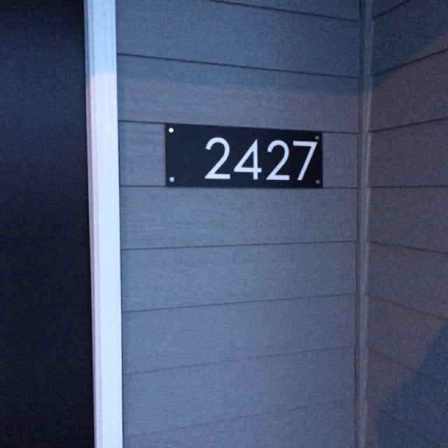 Acrylic Address Plaque - Signs