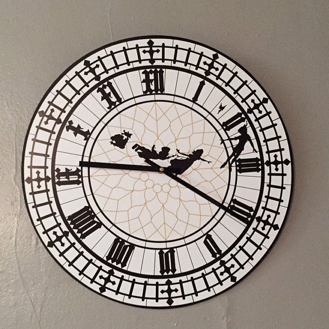 Peter Pan Big Ben Wall Clock