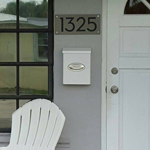 Concrete Address Plaque - Signs