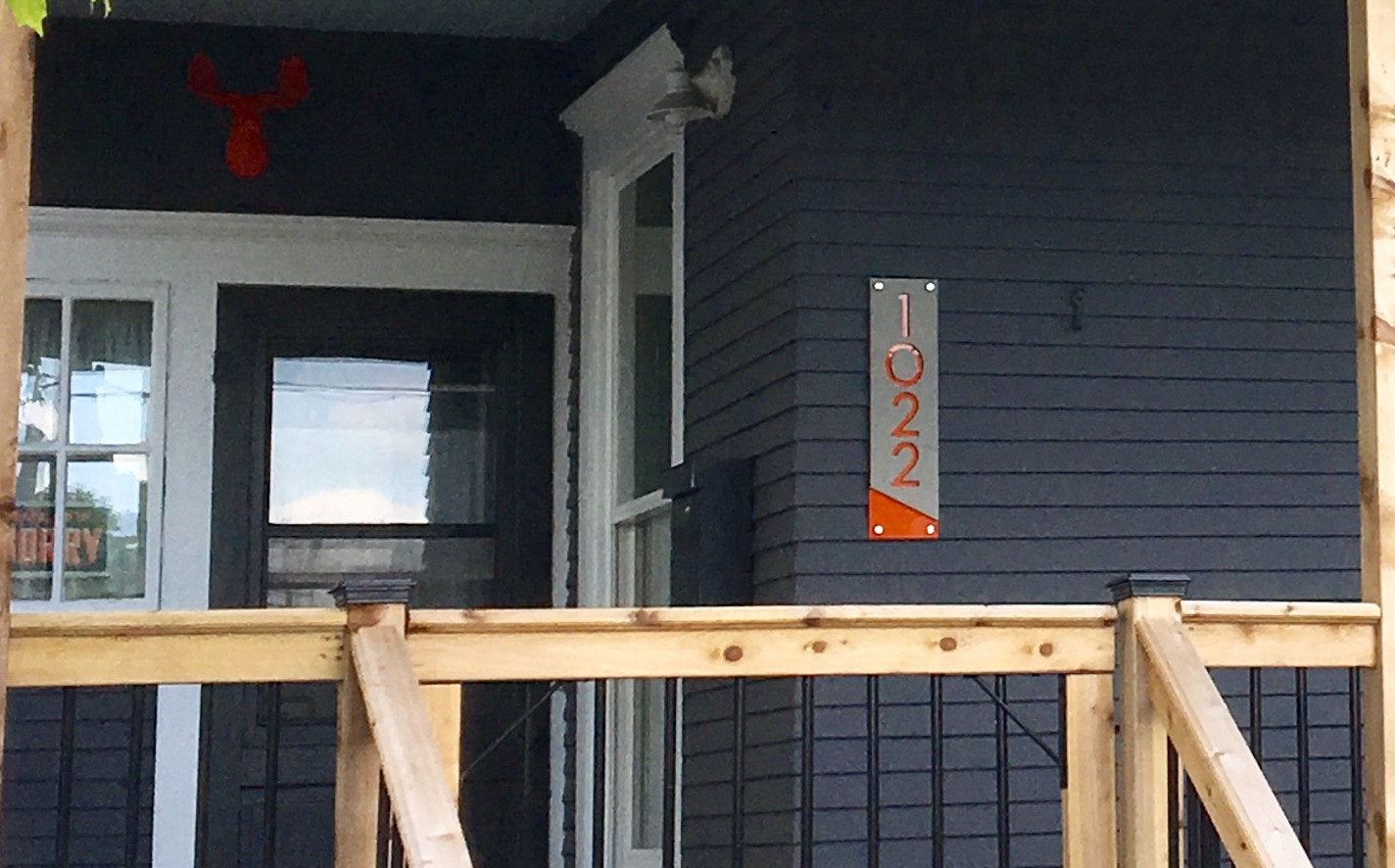 Concrete Address Plaque - Signs