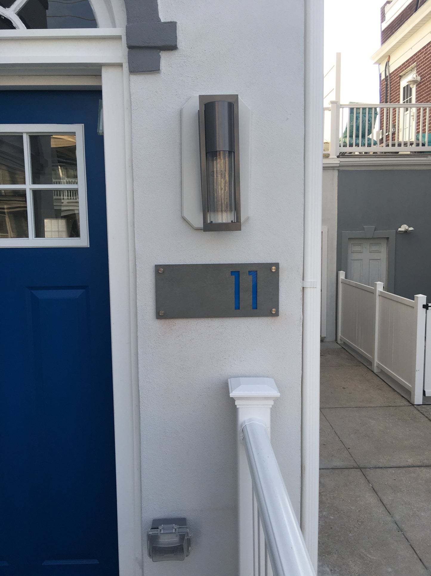 Concrete Address Plaque - Signs